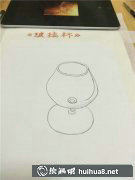 水彩画教程玻璃杯绘制方法
