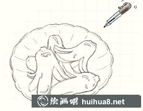 小香肠儿童画