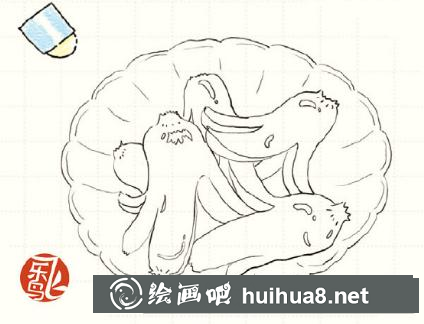小香肠儿童画