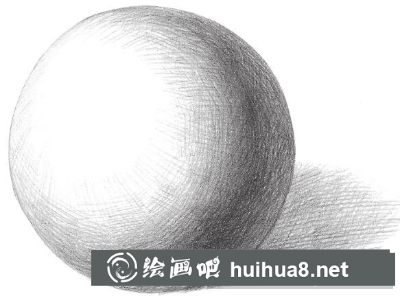 素描球体的画法