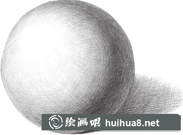 素描球体的画法