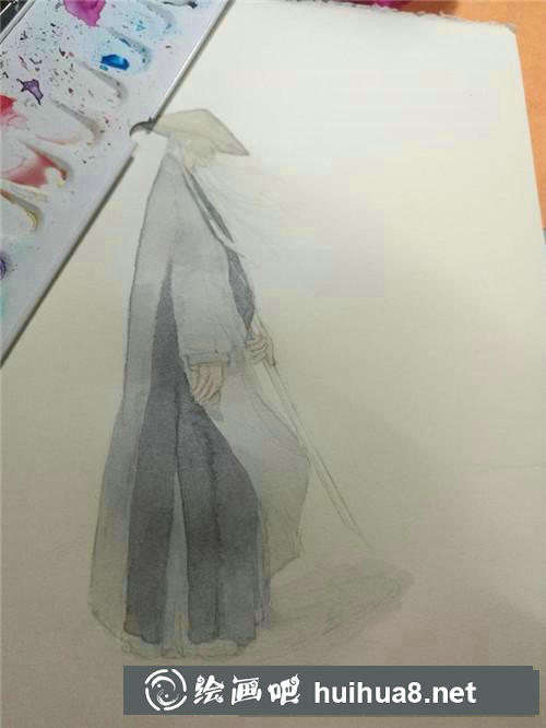 大侠水彩画