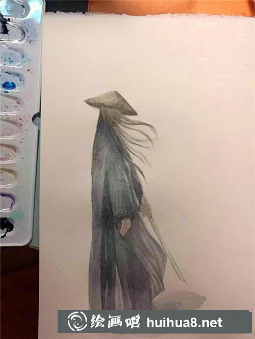 大侠水彩画