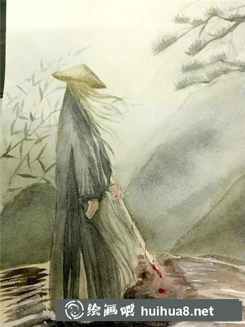 大侠水彩画