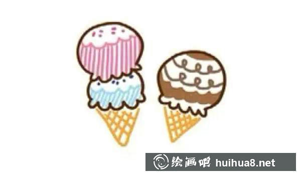冰淇淋简笔画教程 冰淇淋简笔画教程