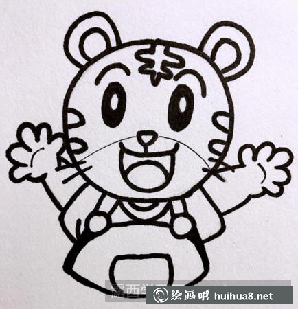 巧虎简笔画 巧虎简笔画
