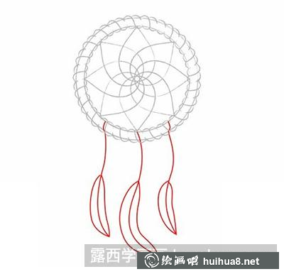 捕梦网的画法 捕梦网的画法