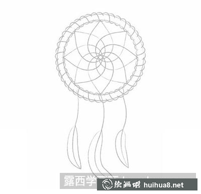 捕梦网的画法 捕梦网的画法