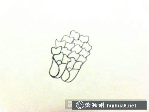 玫瑰花束简笔画 玫瑰花束简笔画