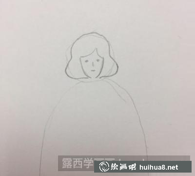 大衣女孩的画法