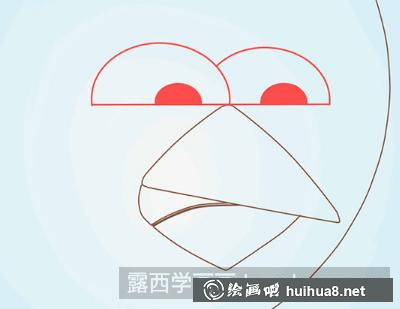 愤怒的小鸟的画法 愤怒的小鸟的画法