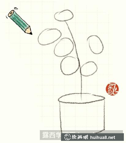 苹果儿童画