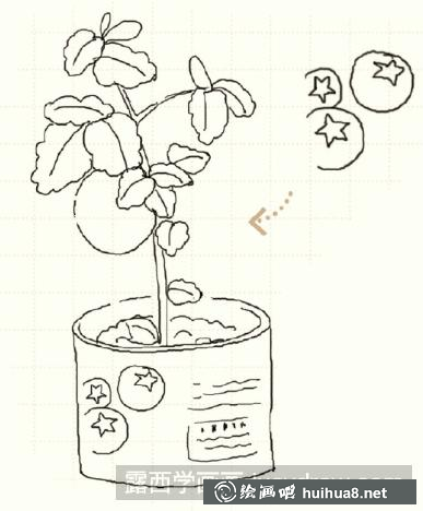 苹果儿童画