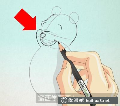 维尼熊的画法
