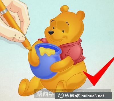 维尼熊的画法