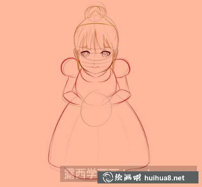 小公主的画法
