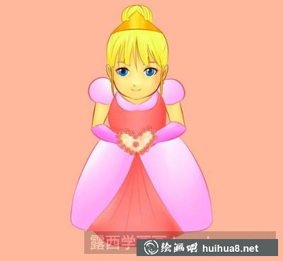 小公主的画法
