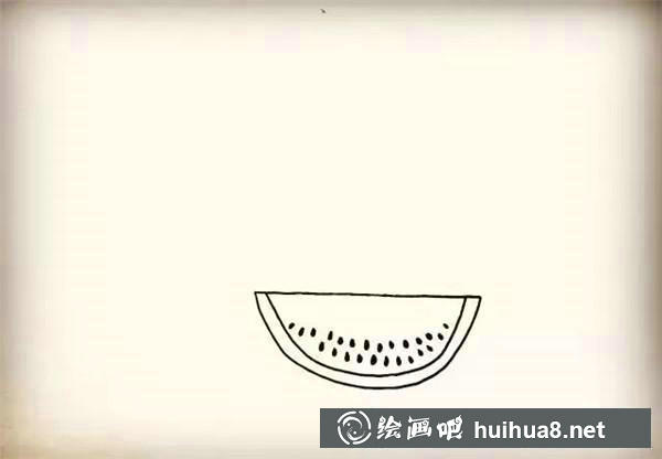 西瓜简笔画教程