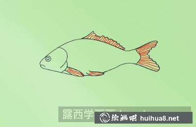 小鱼的画法