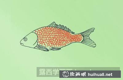 小鱼的画法