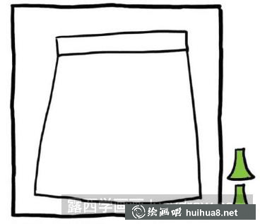 怎么画短裙