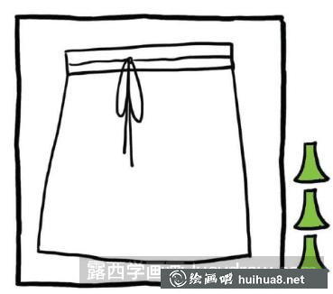 怎么画短裙