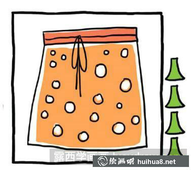 怎么画短裙