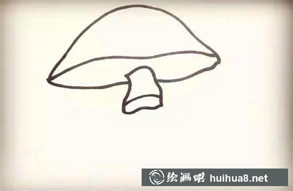 蘑菇简笔画教程 蘑菇简笔画教程