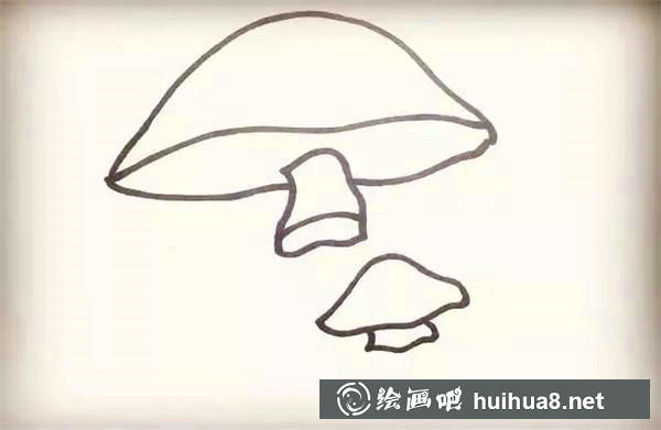 蘑菇简笔画教程 蘑菇简笔画教程