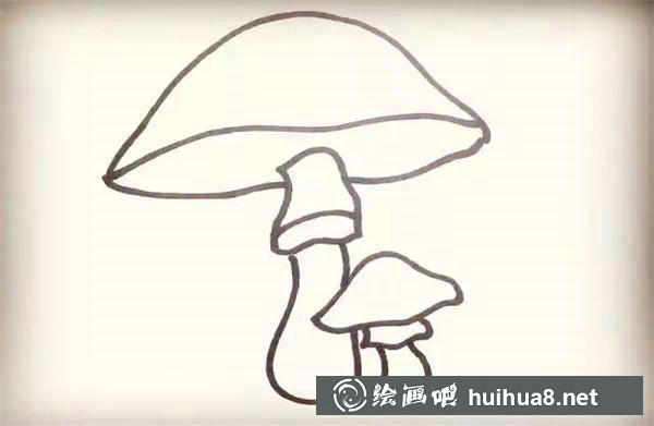 蘑菇简笔画教程 蘑菇简笔画教程