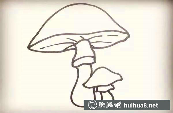 蘑菇简笔画教程 蘑菇简笔画教程