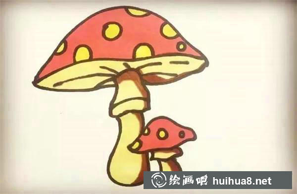 蘑菇简笔画教程 蘑菇简笔画教程