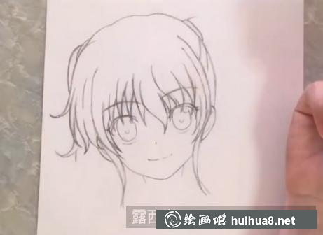手绘可爱少女