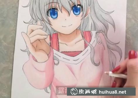 手绘可爱少女