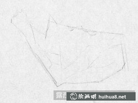 钢笔画一片枫叶