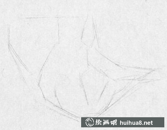 钢笔画梅花