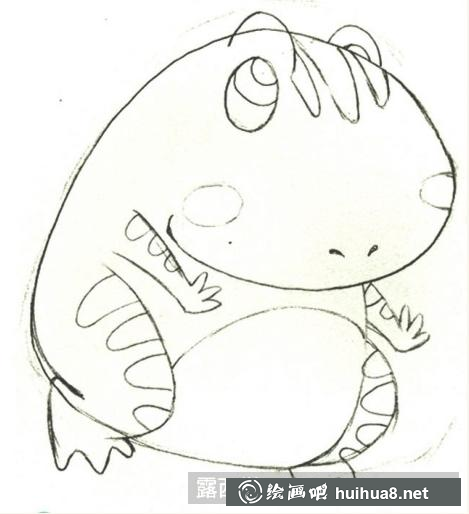 儿童画青蛙