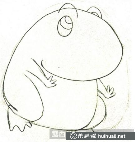 儿童画青蛙
