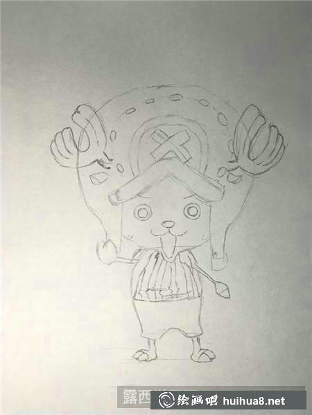 卡通狗狗线稿