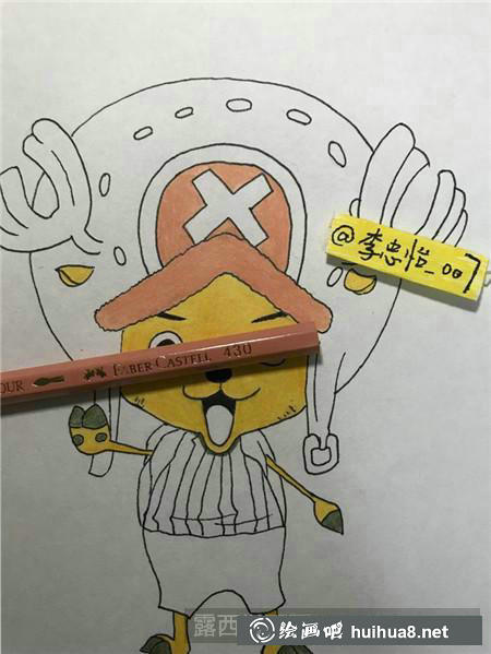 卡通狗狗帽子上色