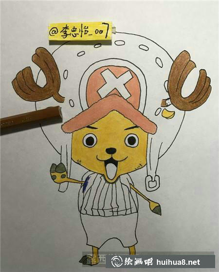 卡通狗狗角上色