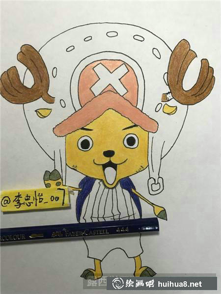 卡通狗狗背包上色