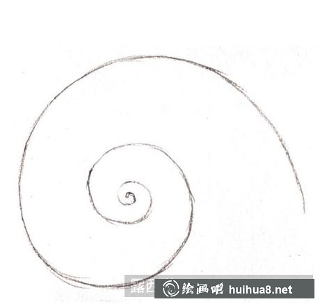儿童画小海螺