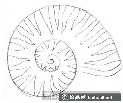 儿童画小海螺