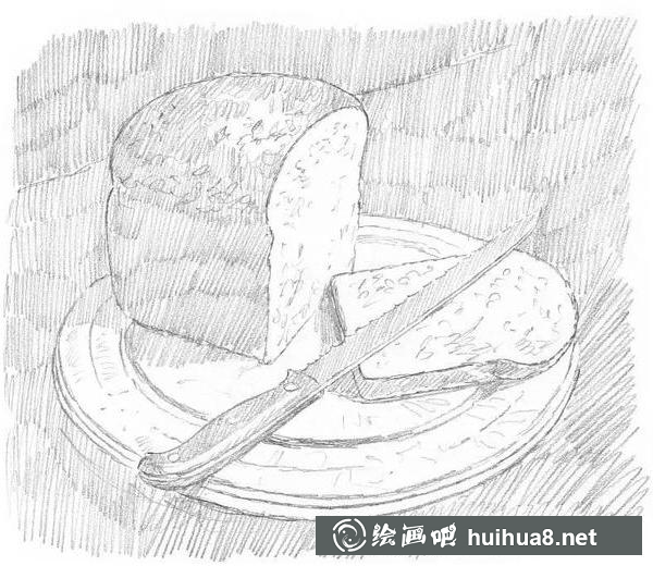 吐司面包的画法