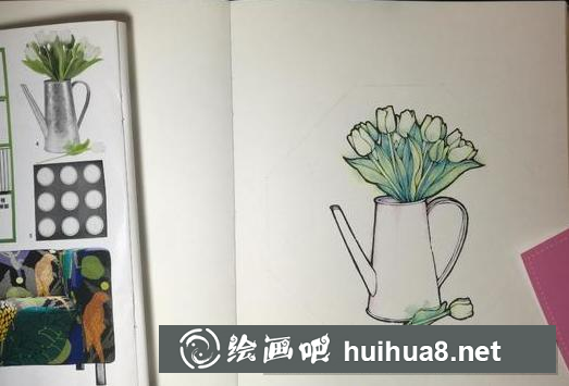 小清新花瓶的画法 小清新花瓶的画法