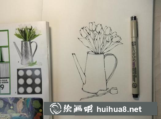 小清新花瓶的画法 小清新花瓶的画法
