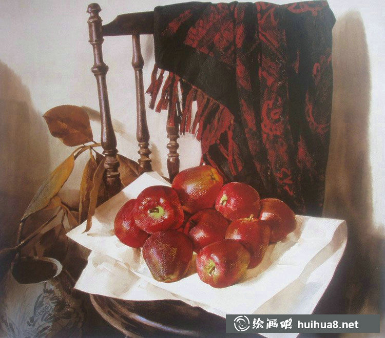 刘寿祥写实静物水彩画