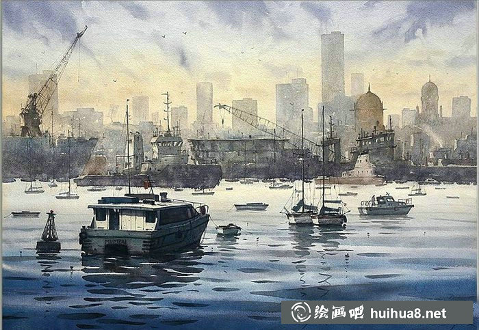 印度Ananta Mandal水彩画作欣赏