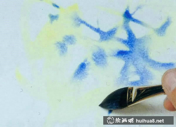 水彩画技法之湿破湿画法
